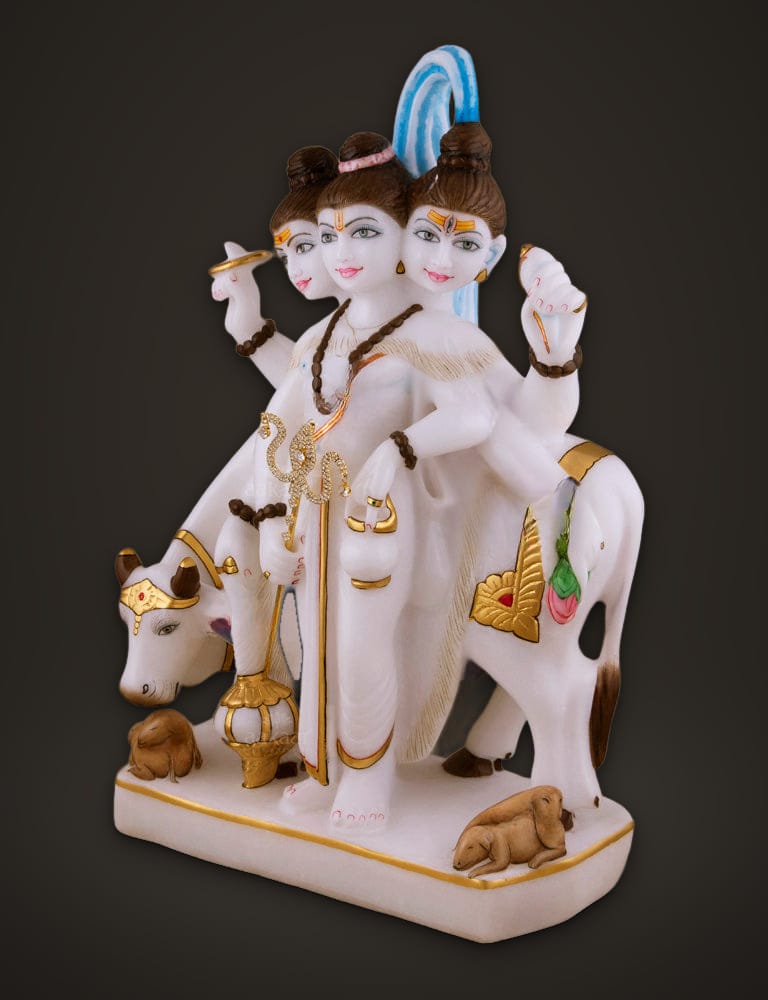 Marble Idol Dattatraya 15 inch, additional view