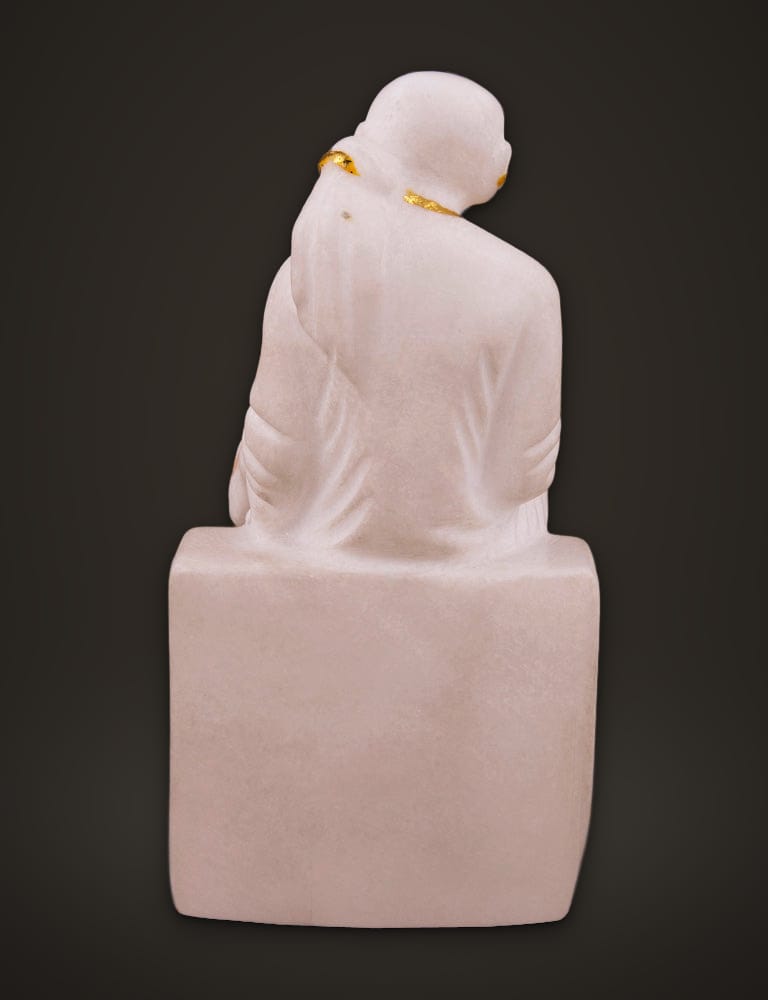Marble Idol of Sai Baba 7 inch, additional view