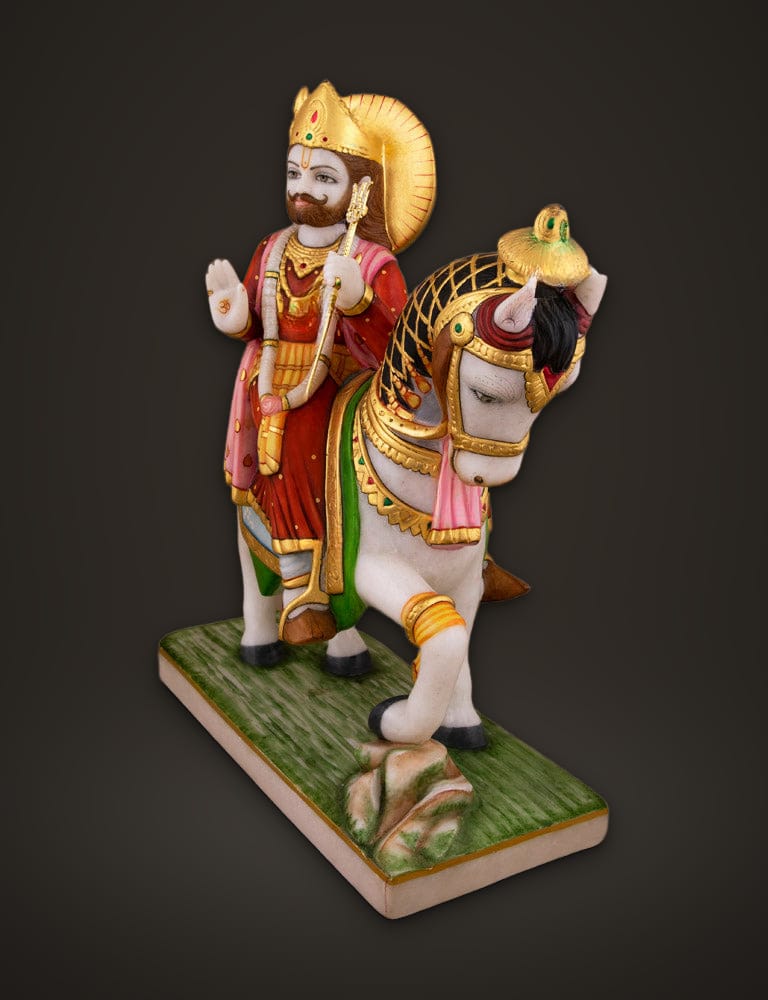 Marble Idol Ramdev Pir Maharaj 15 inch, additional view