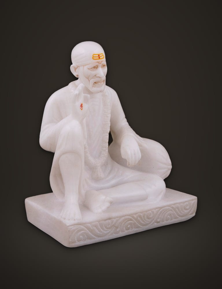 Marble Murti Sai Baba 6 inch, additional view