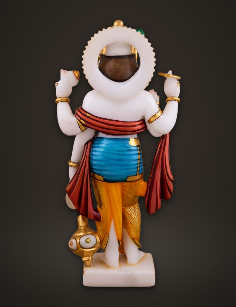 Marble Murti Vishnu Lakshmi 12 inch, additional view