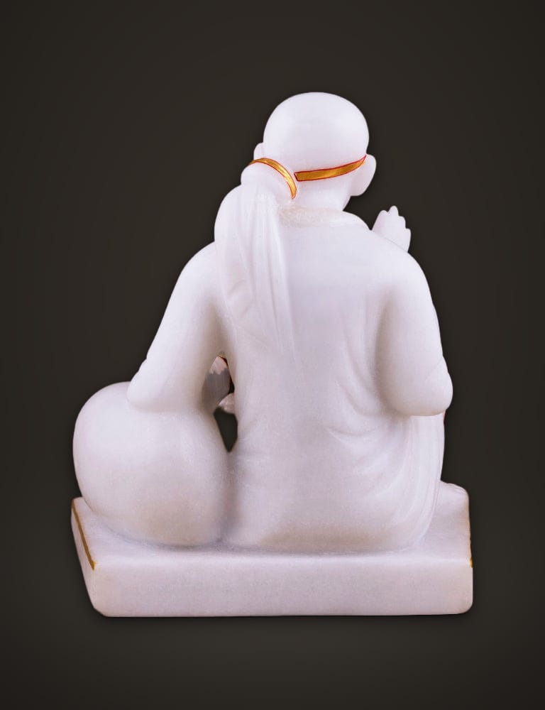 Sai Baba Idol in Marble 9 inch, additional view