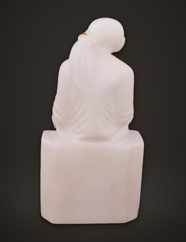 Sai Baba Moorti in Marble 9 inch, additional view