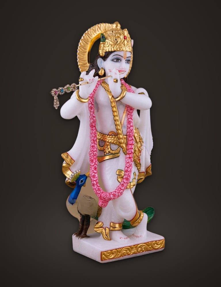 Marble Idol Radha Krishna 12 inch, additional view