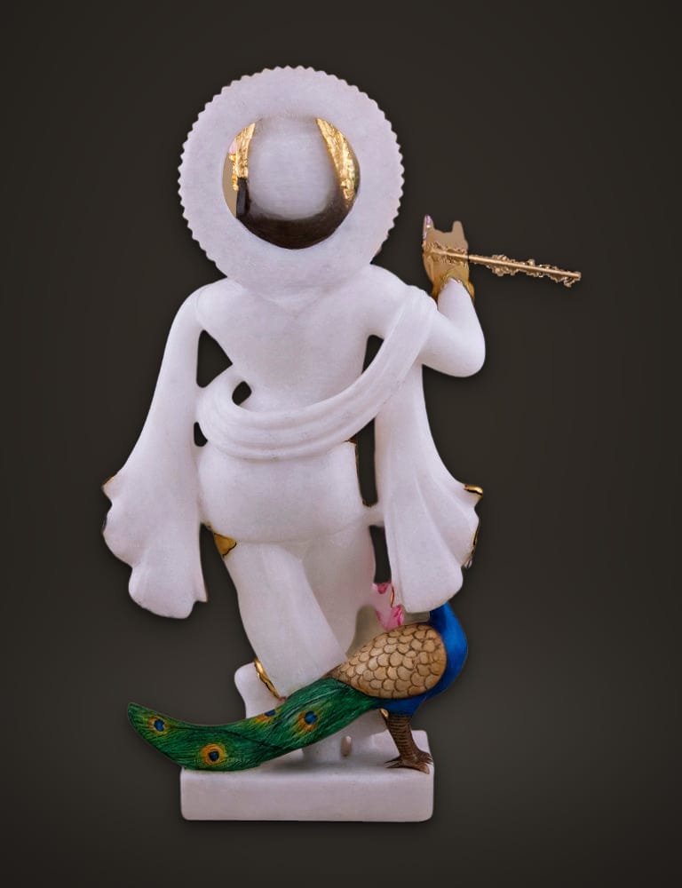 Marble Idol Radha Krishna 12 inch, additional view