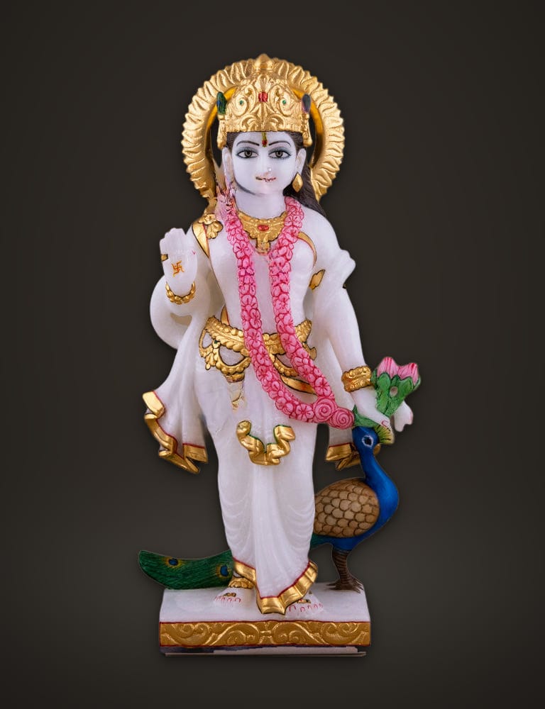 Marble Idol Radha Krishna 12 inch, additional view