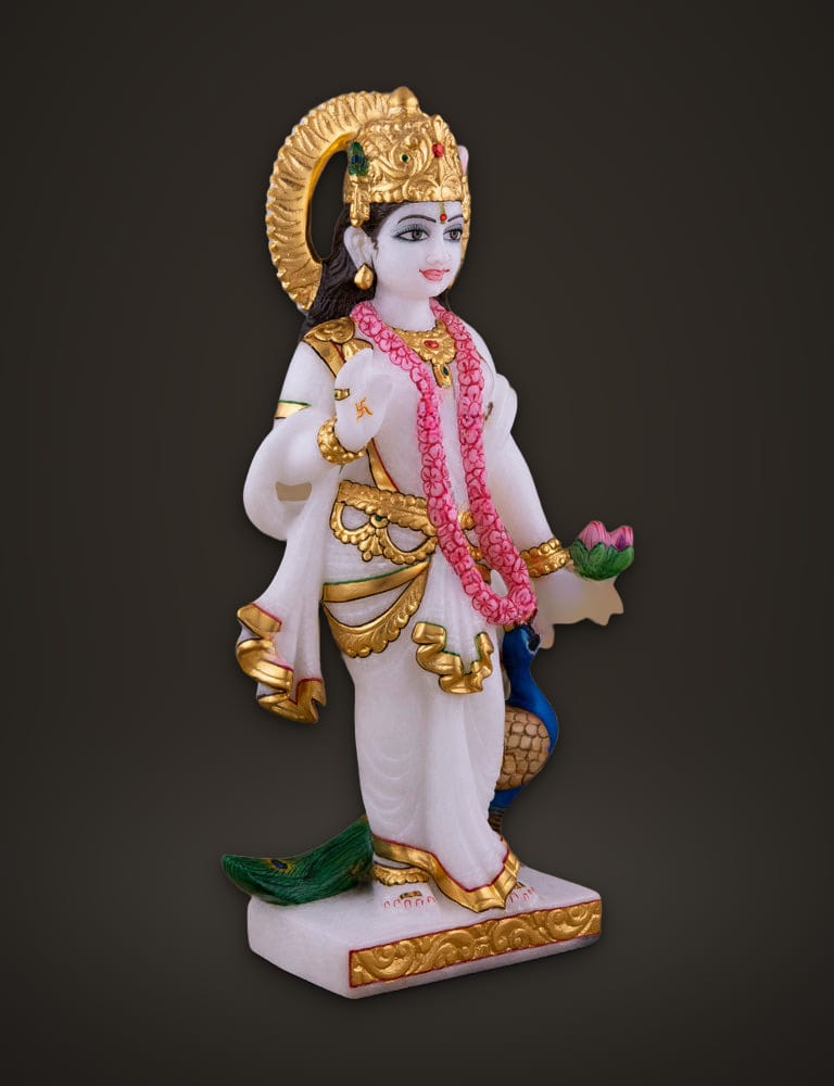 Marble Idol Radha Krishna 12 inch, additional view