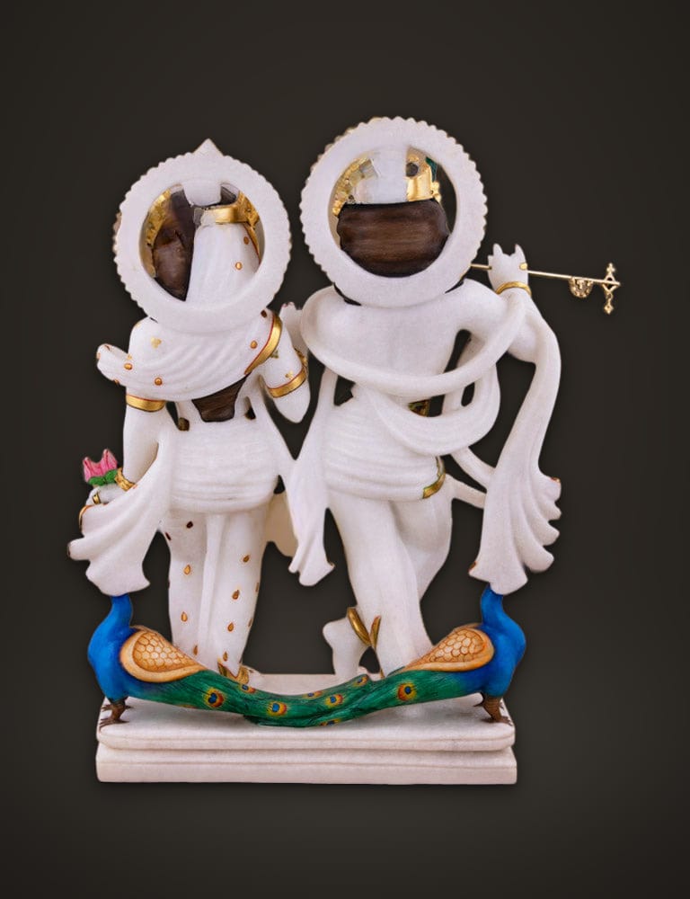 Marble Idol Radha Krishna 18 inch, additional view