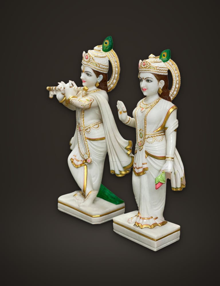 Marble Idol Radha Krishna 24 inch, additional view