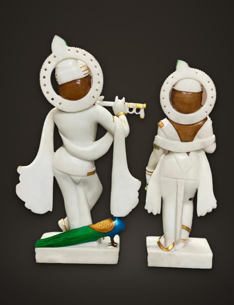 Marble Idol Radha Krishna 24 inch, additional view