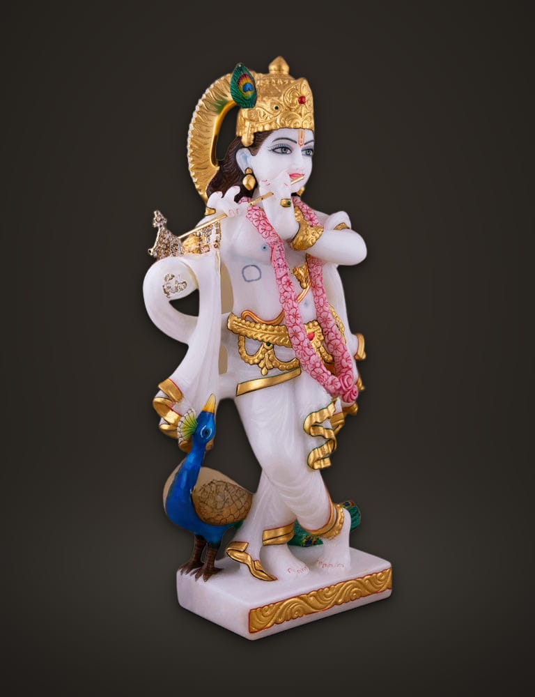 Marble Radha Krishna 15 inch, additional view