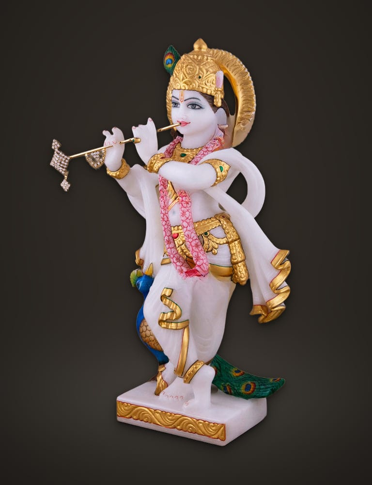 Marble Radha Krishna 15 inch, additional view
