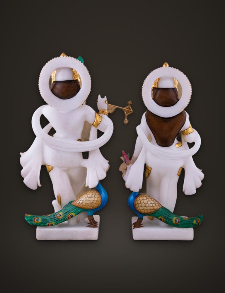 Marble Radha Krishna 15 inch, additional view
