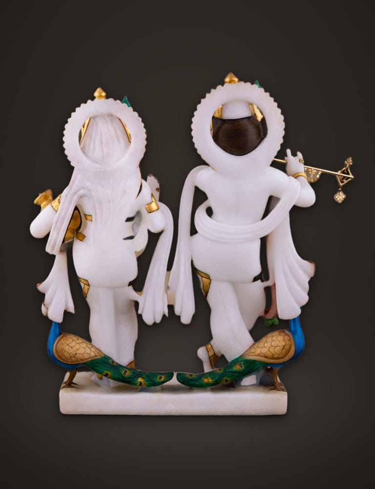 Radha Krishna Idol in Marble 15 inch, additional view
