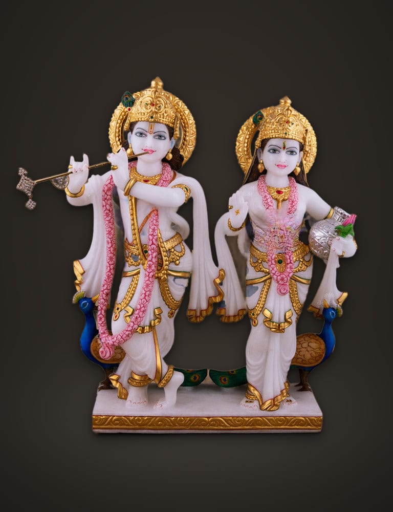 Radha Krishna Jugal Jodi 18 inch, front view