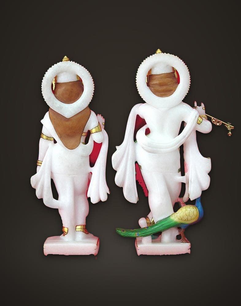 Standing Radha Krishna Statue 12 inch, additional view