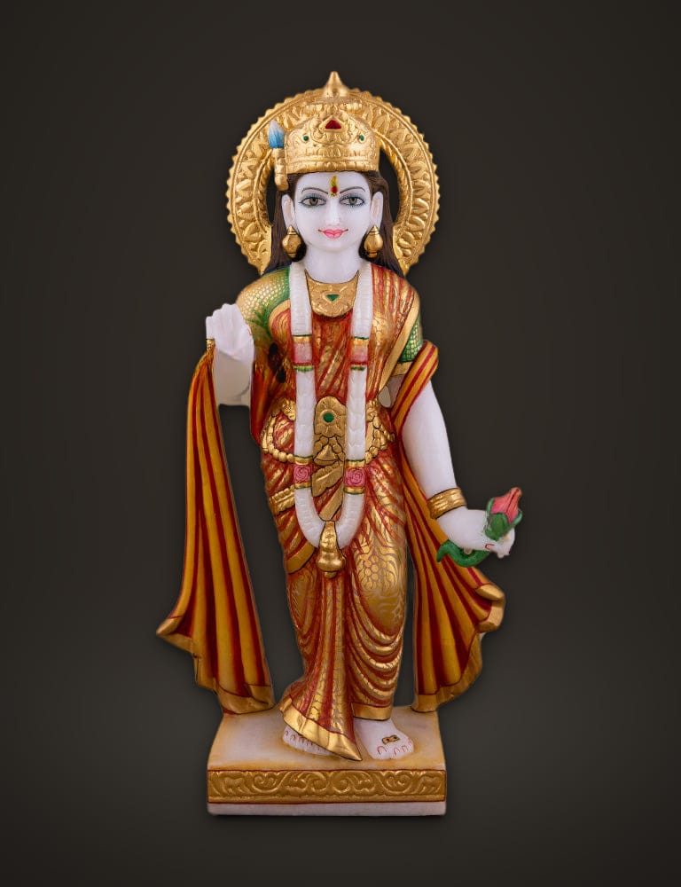 Marble Murti Ram Darbar 15 inch, additional view