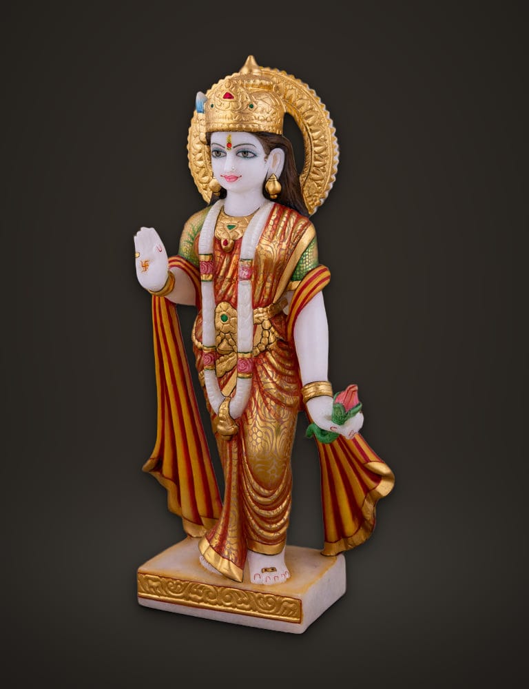 Marble Murti Ram Darbar 15 inch, additional view