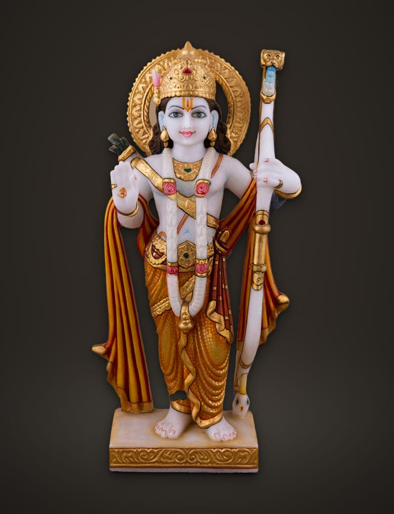 Marble Murti Ram Darbar 15 inch, additional view