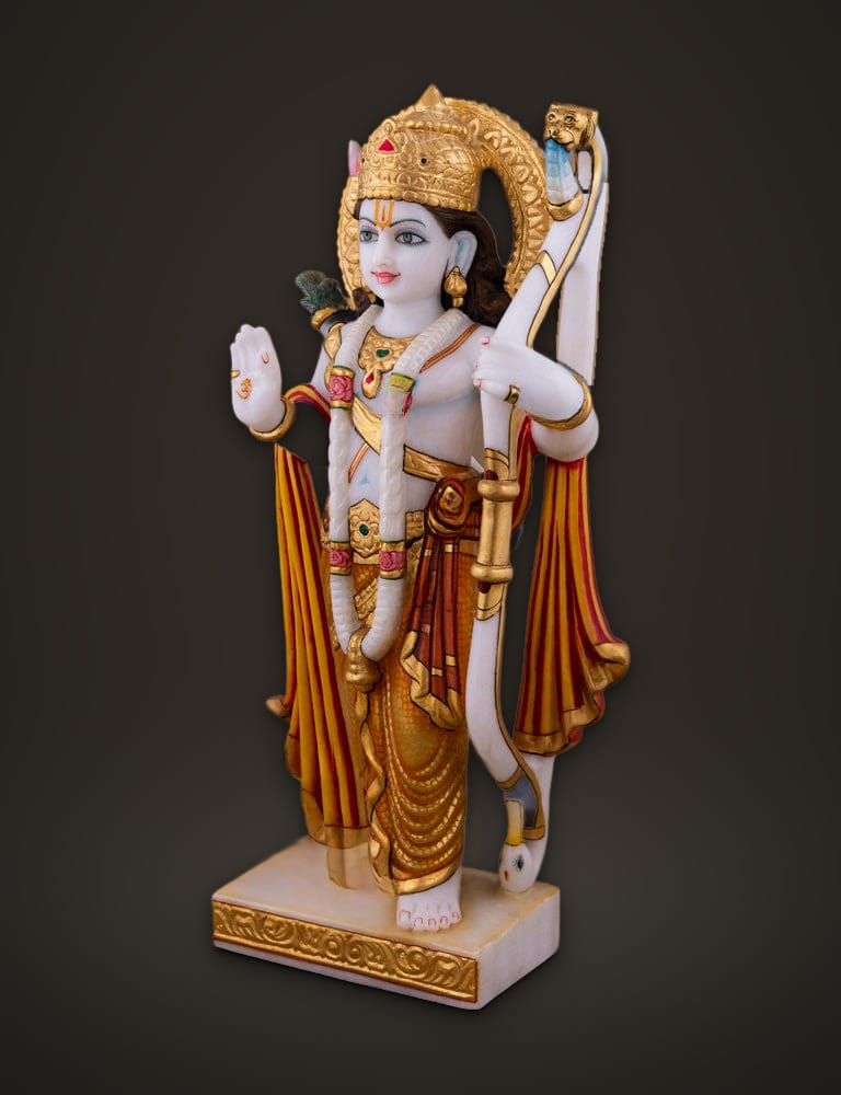 Marble Murti Ram Darbar 15 inch, additional view