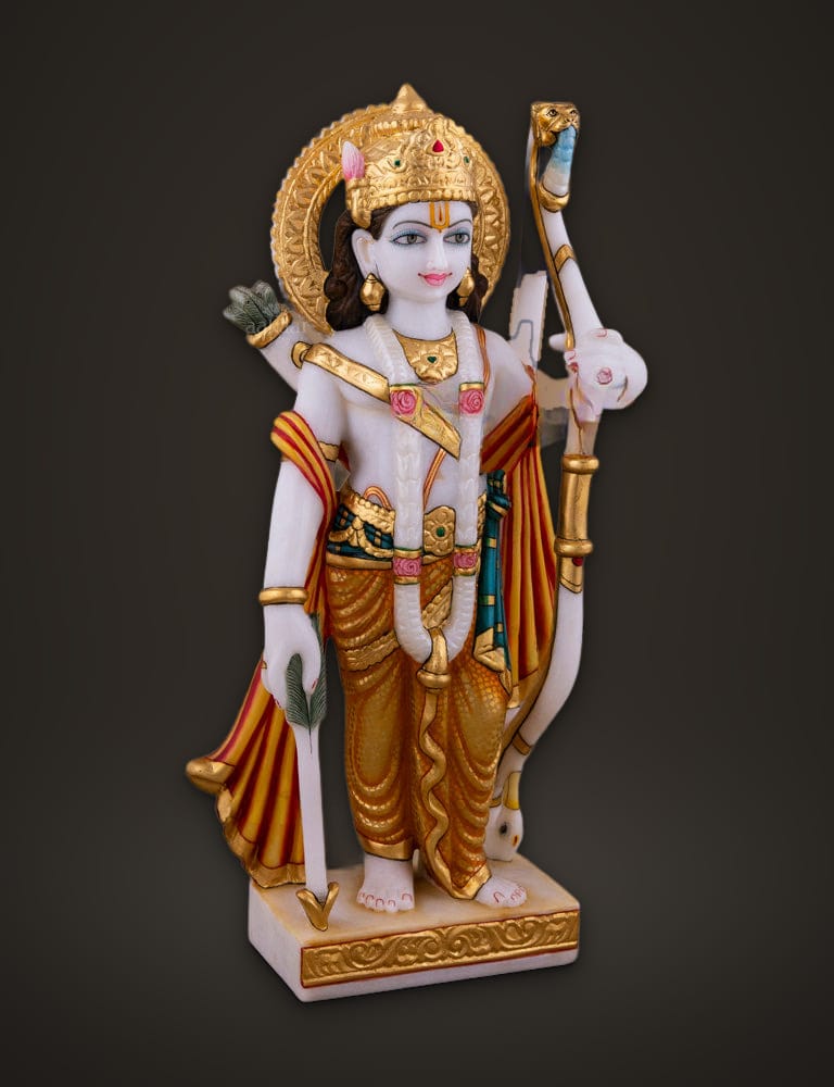 Marble Murti Ram Darbar 15 inch, additional view