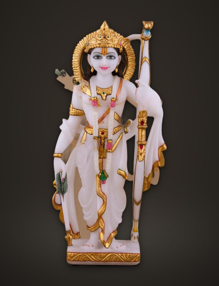Ram Darbar Set in Pure Marble 12 inch, additional view