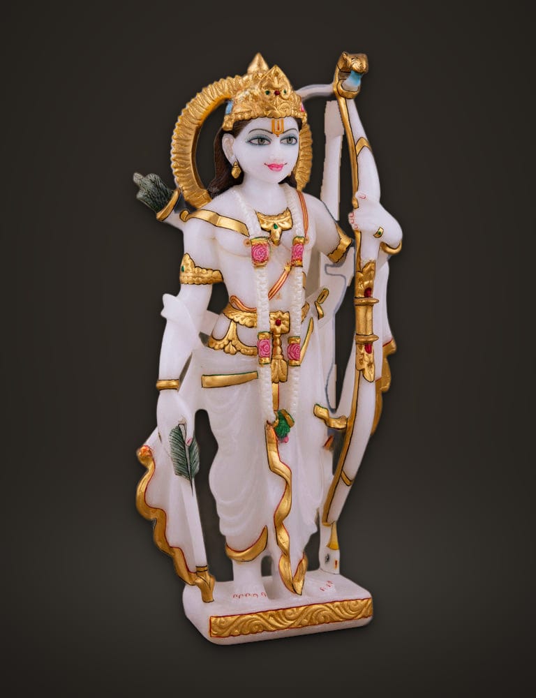 Ram Darbar Set in Pure Marble 12 inch, additional view