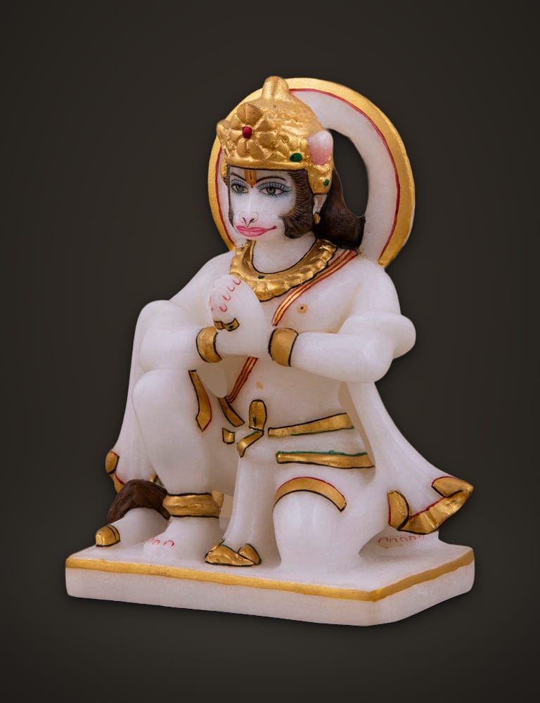 Ram Darbar Set in Pure Marble 12 inch, additional view