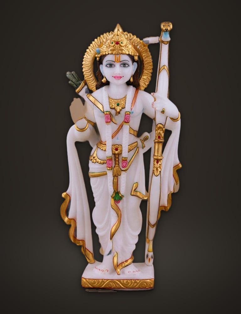 Ram Darbar Set in Pure Marble 12 inch, additional view