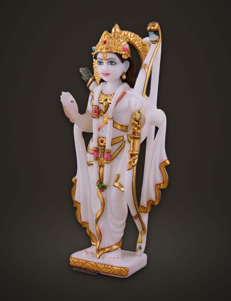 Ram Darbar Set in Pure Marble 12 inch, additional view