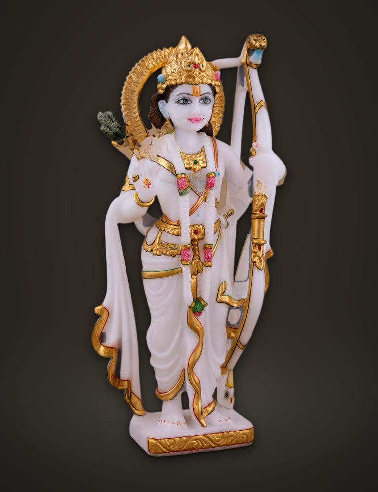 Ram Darbar Set in Pure Marble 12 inch, additional view