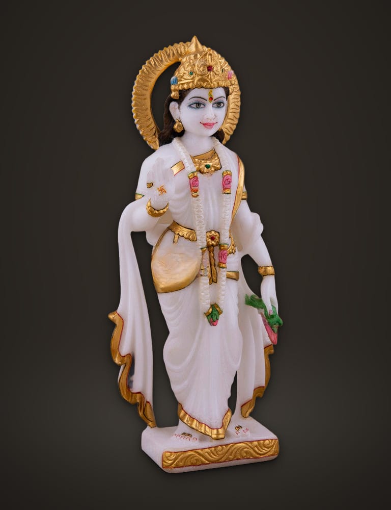 Ram Darbar Set in Pure Marble 12 inch, additional view