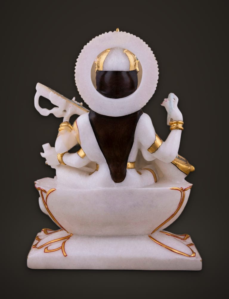 Marble Moorti Saraswati 15 inch, additional view