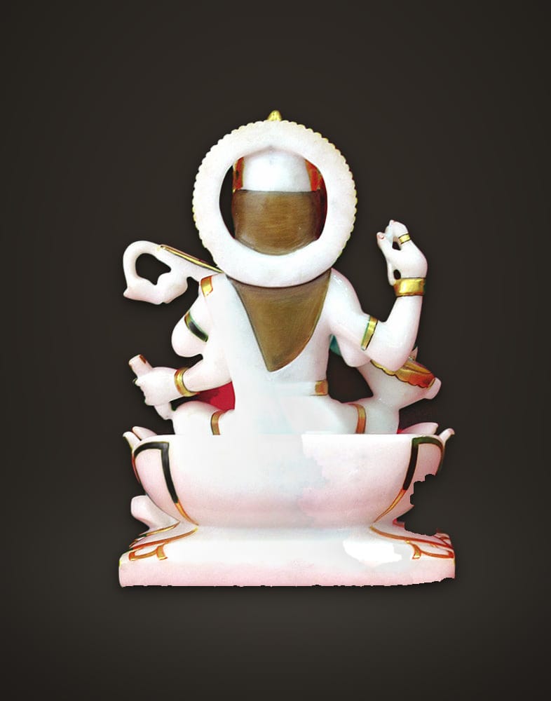 Mata Saraswati playing the Veena 9 inch, additional view