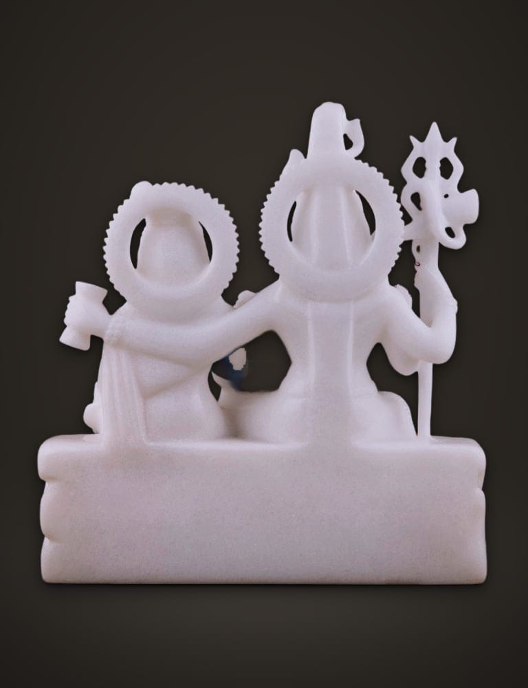 Marble Murti Shiv Parivar 10 inch, additional view