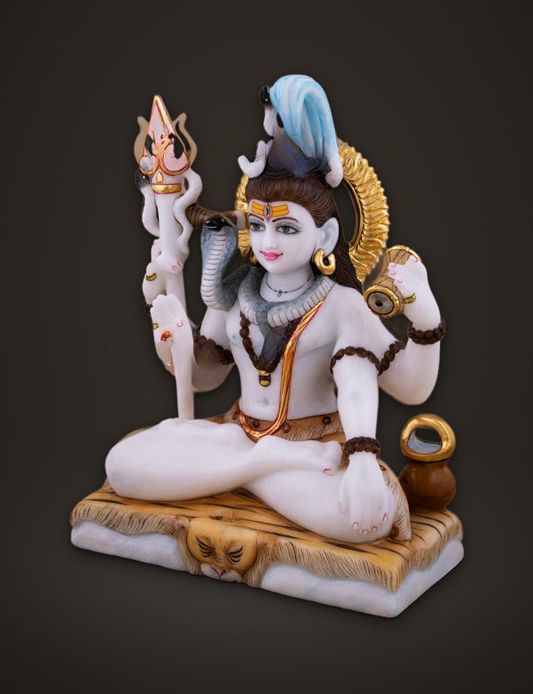 Marble Murti Shivji 12 inch, additional view