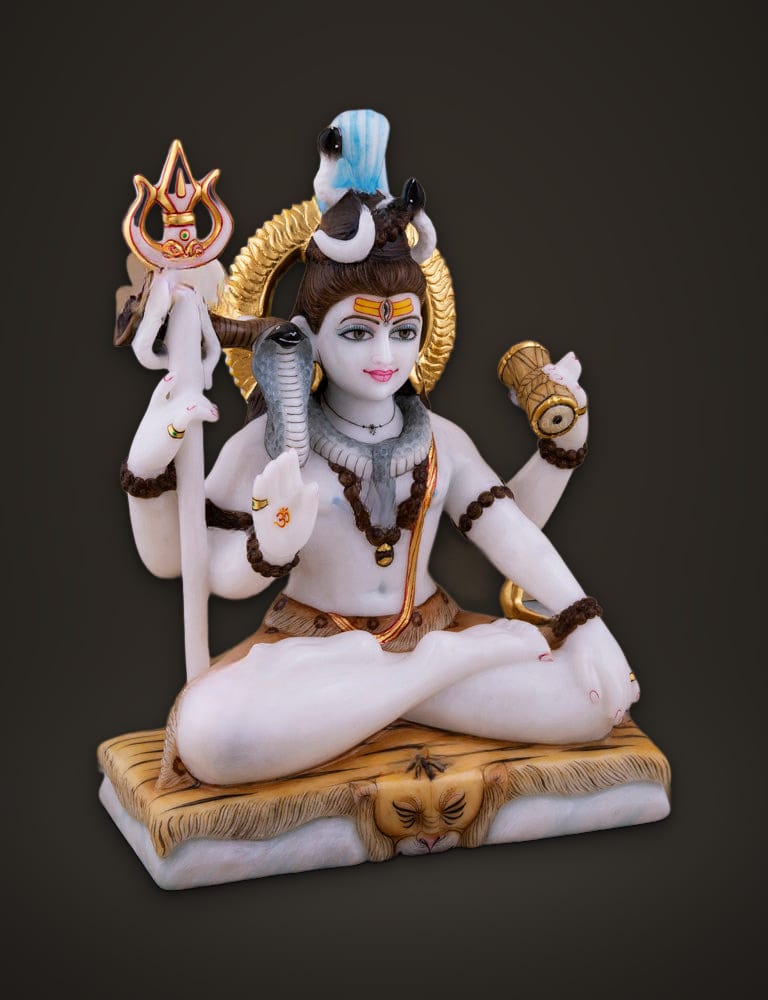 Marble Murti Shivji 12 inch, additional view